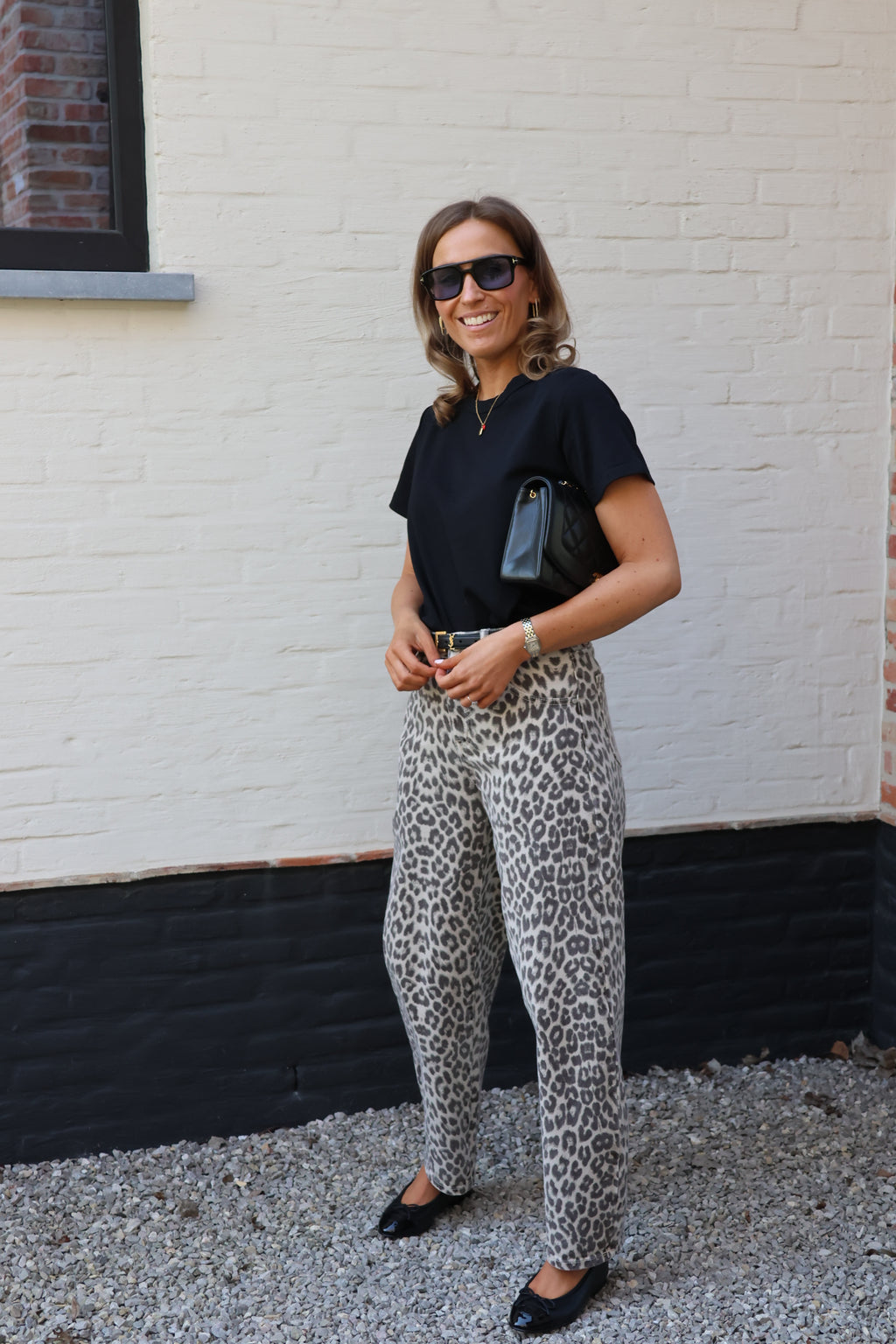 PRE-ORDER Cleo leopard balloon jeans