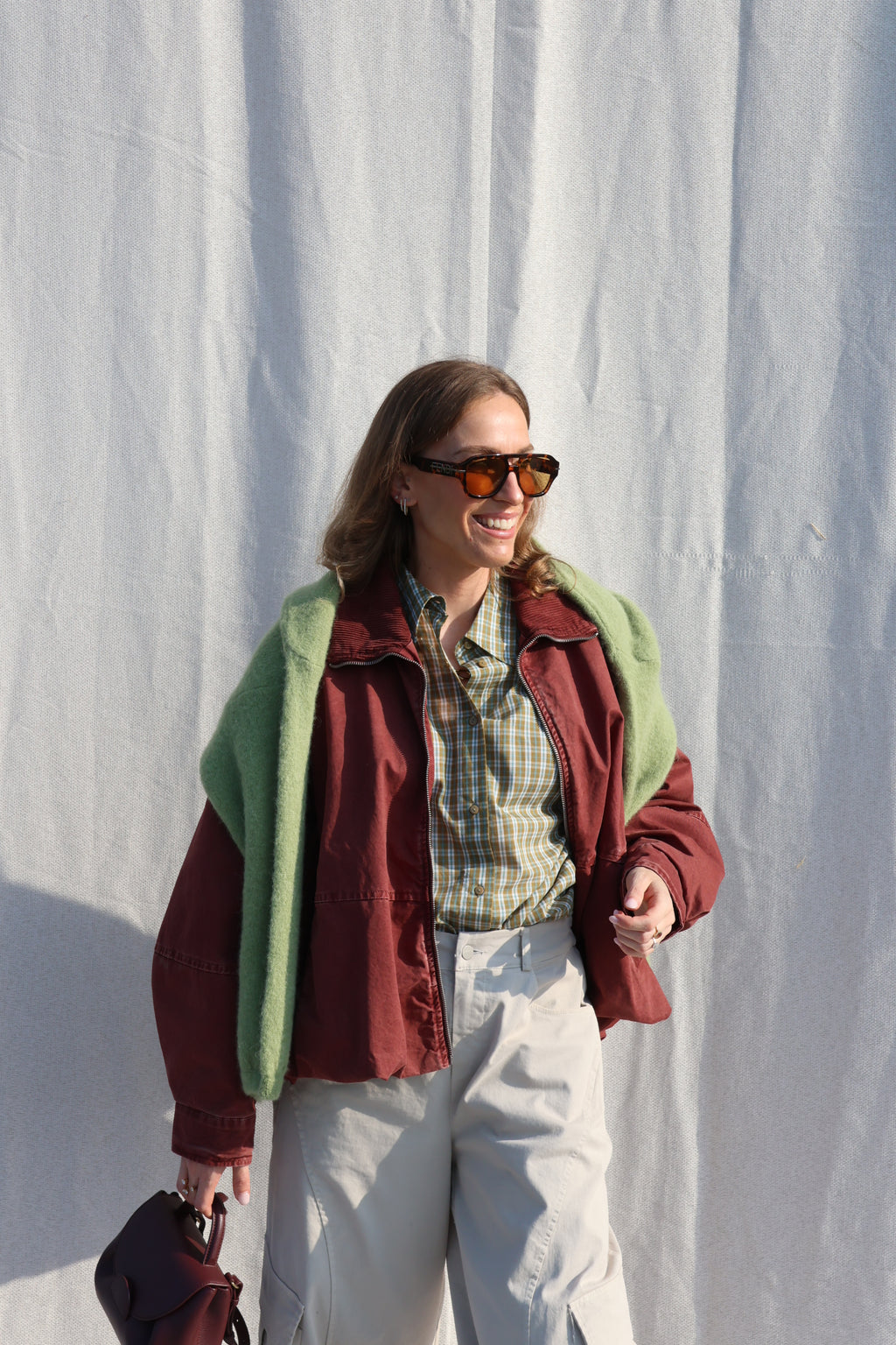 Agnes geruit hemd groen