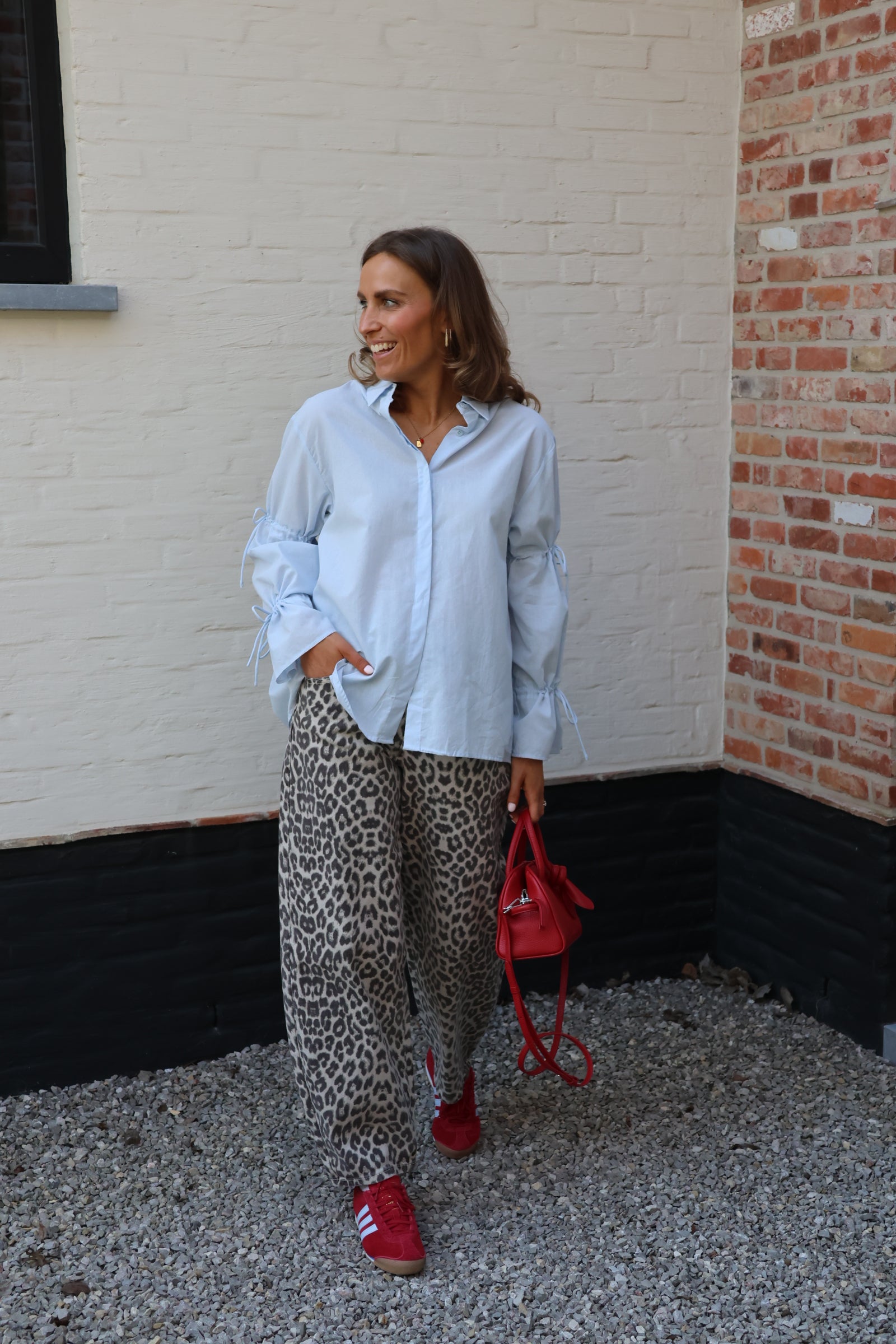 PRE-ORDER Cleo leopard balloon jeans