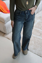 Liselle fringes denim vintage blue
