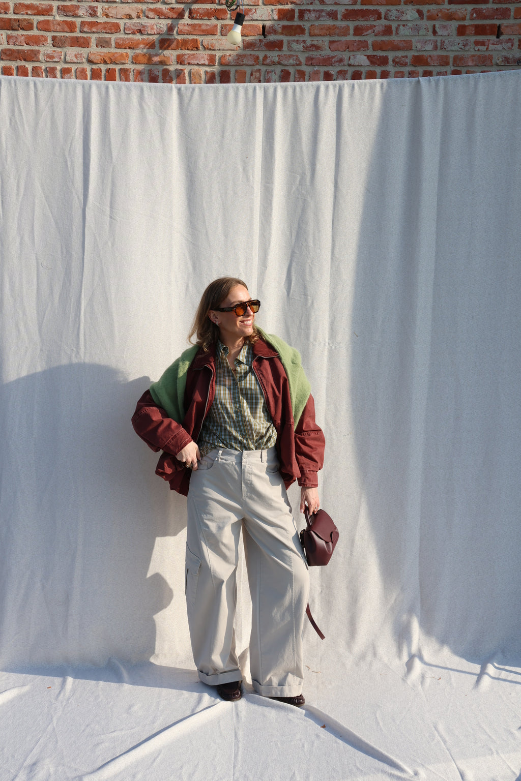 Agnes geruit hemd groen