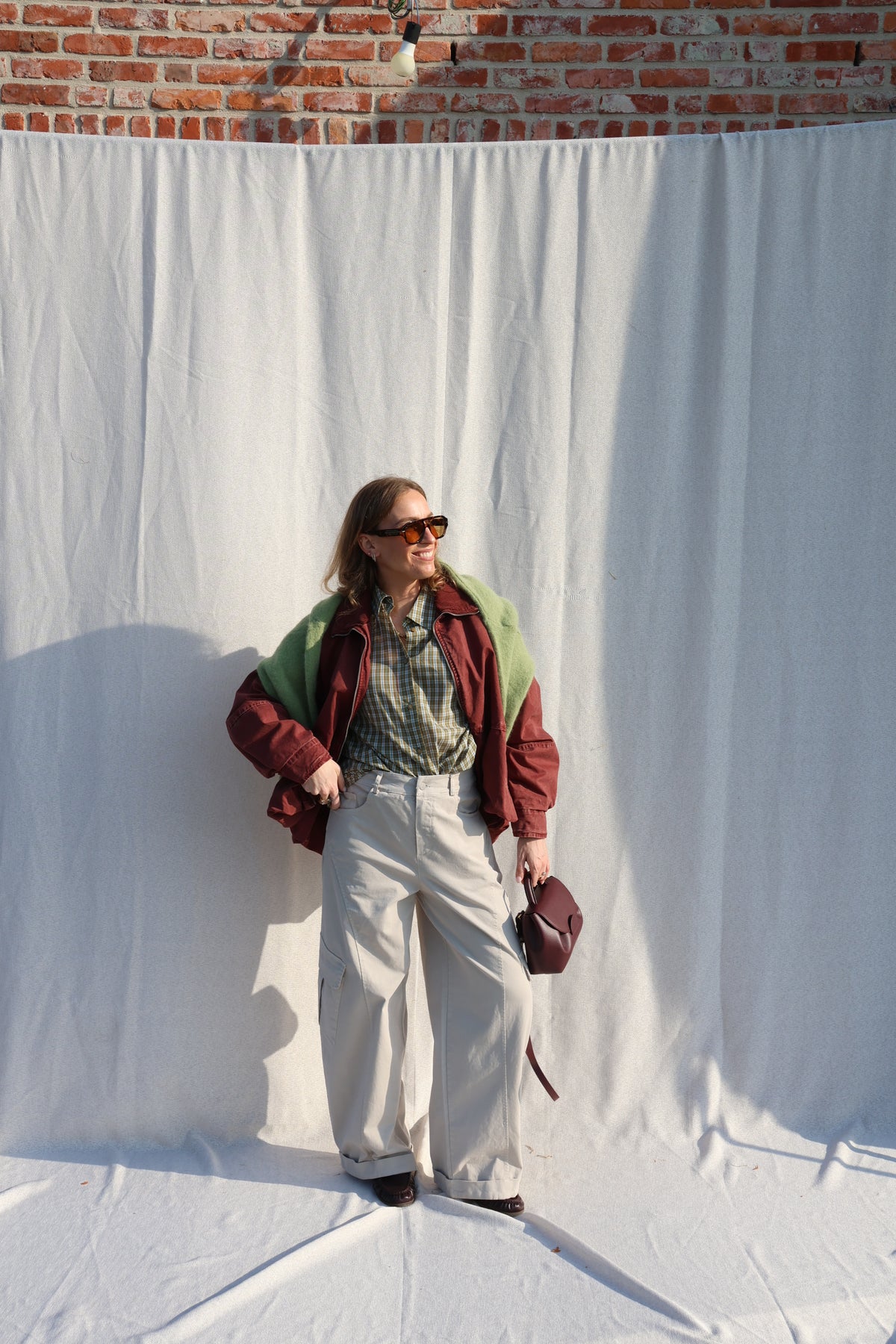 Agnes geruit hemd groen