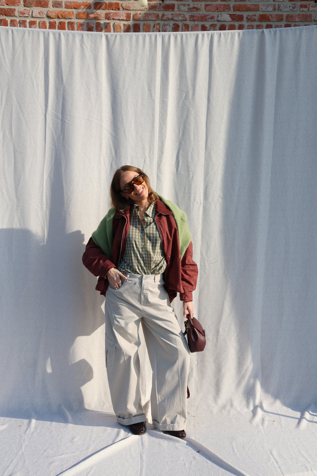 Agnes geruit hemd groen