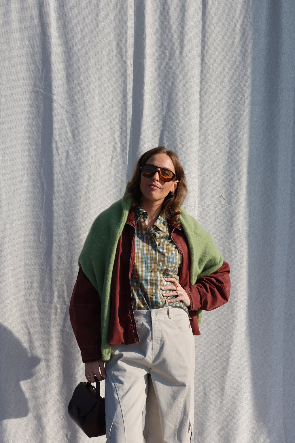 Agnes geruit hemd groen