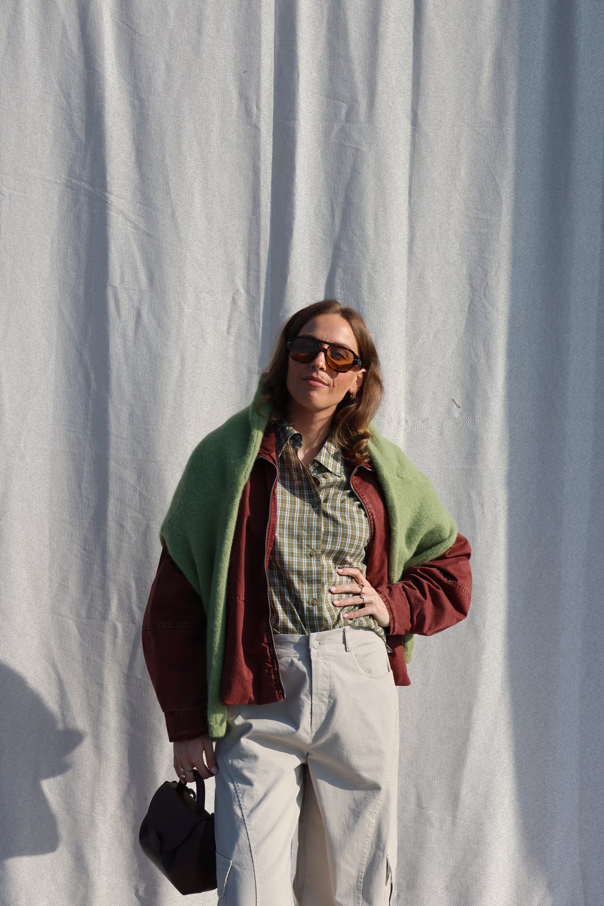 Agnes geruit hemd groen