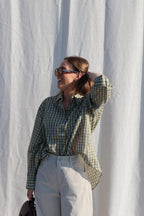 Agnes geruit hemd groen