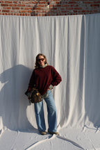 Lux oversized sweater bordeaux