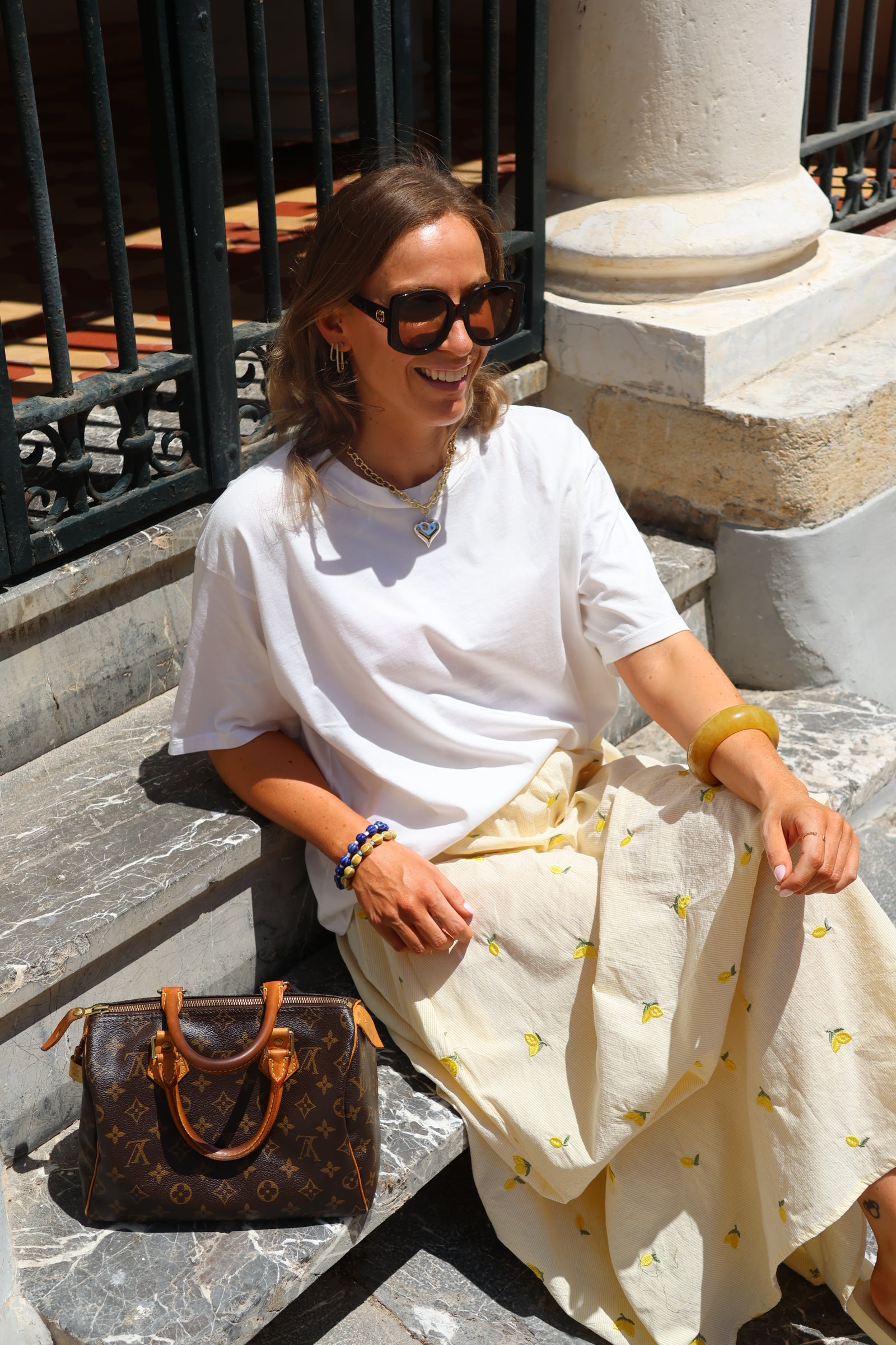 Boxy T-shirt wit