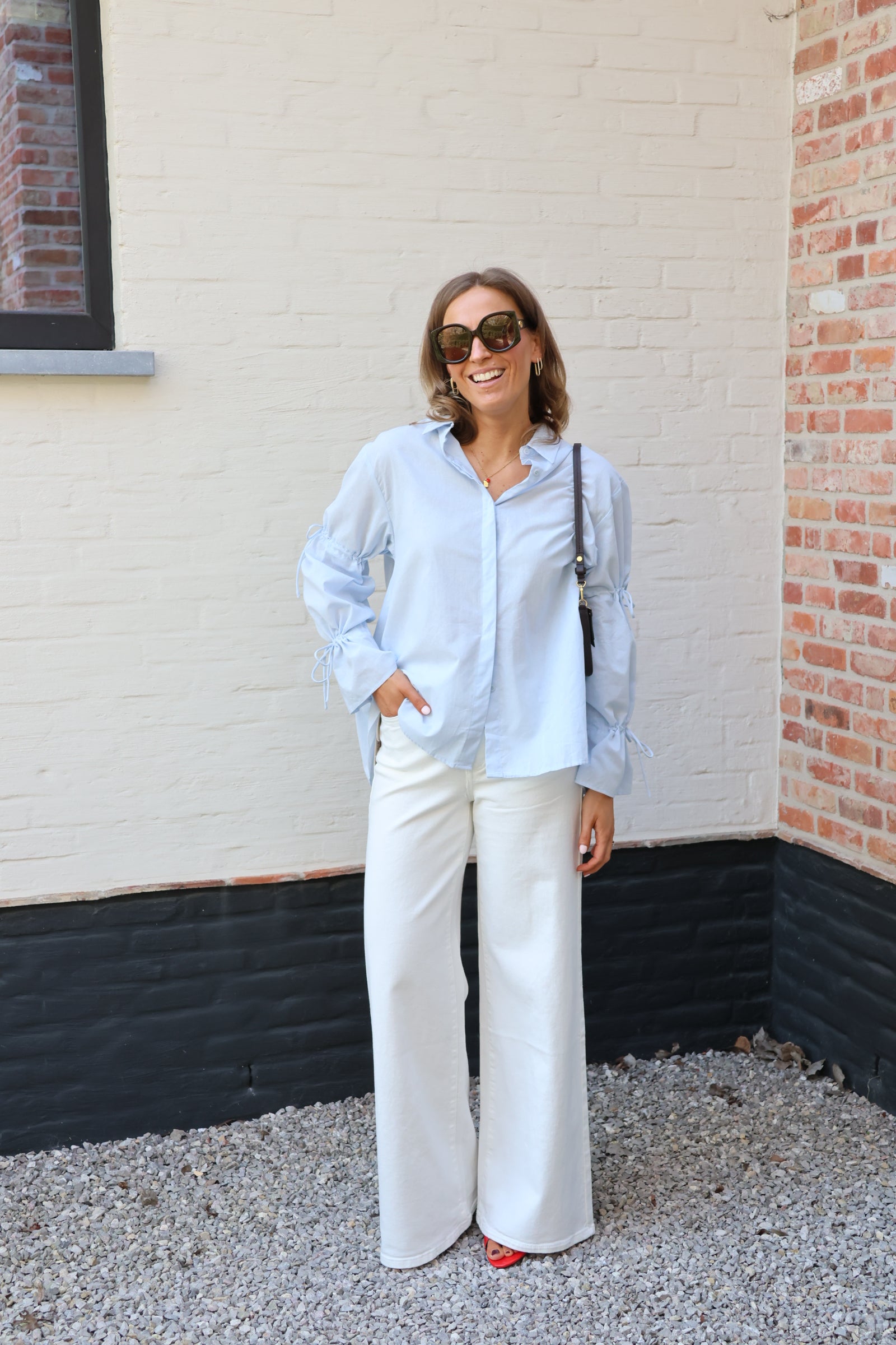 Summer of love hemdje lichtblauw