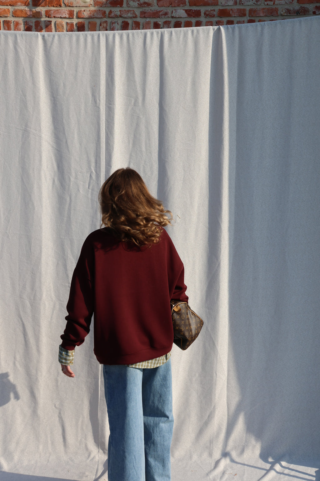 Lux oversized sweater bordeaux