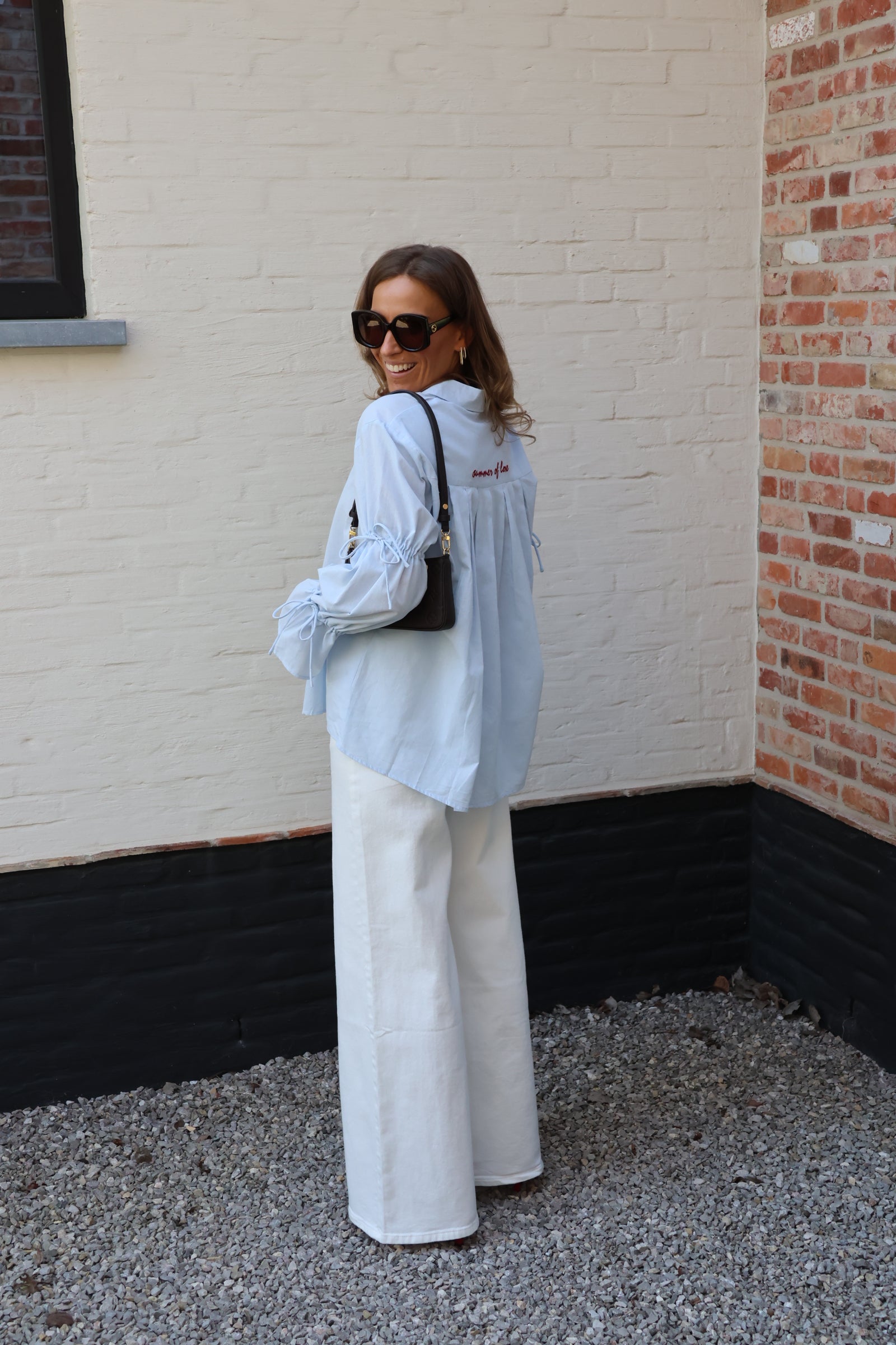 Summer of love hemdje lichtblauw