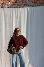 Lux oversized sweater bordeaux