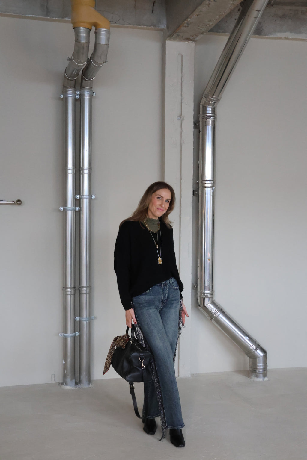 Jackie coltruitje kaki