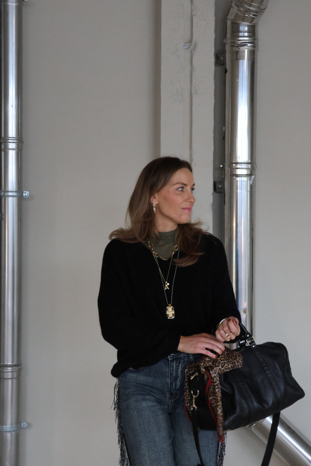 Jackie coltruitje kaki