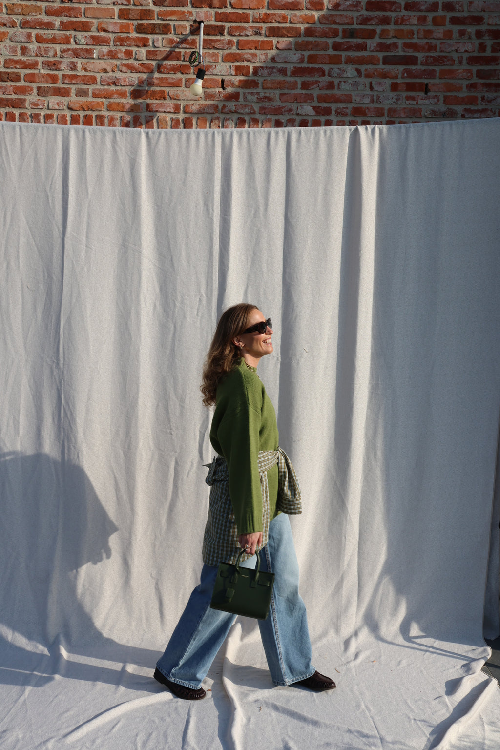 Agnes geruit hemd groen