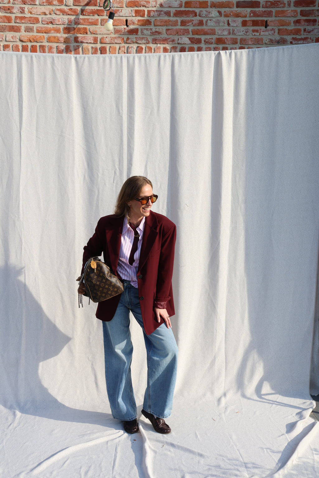 Lune blazer bordeaux
