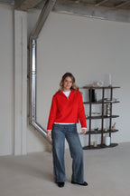 Boxy longsleeve wit