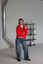 PRE-ORDER Odyle zipper sweater red