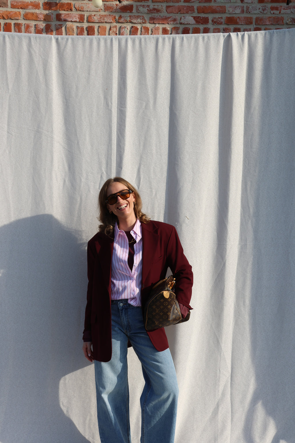 Lune blazer bordeaux