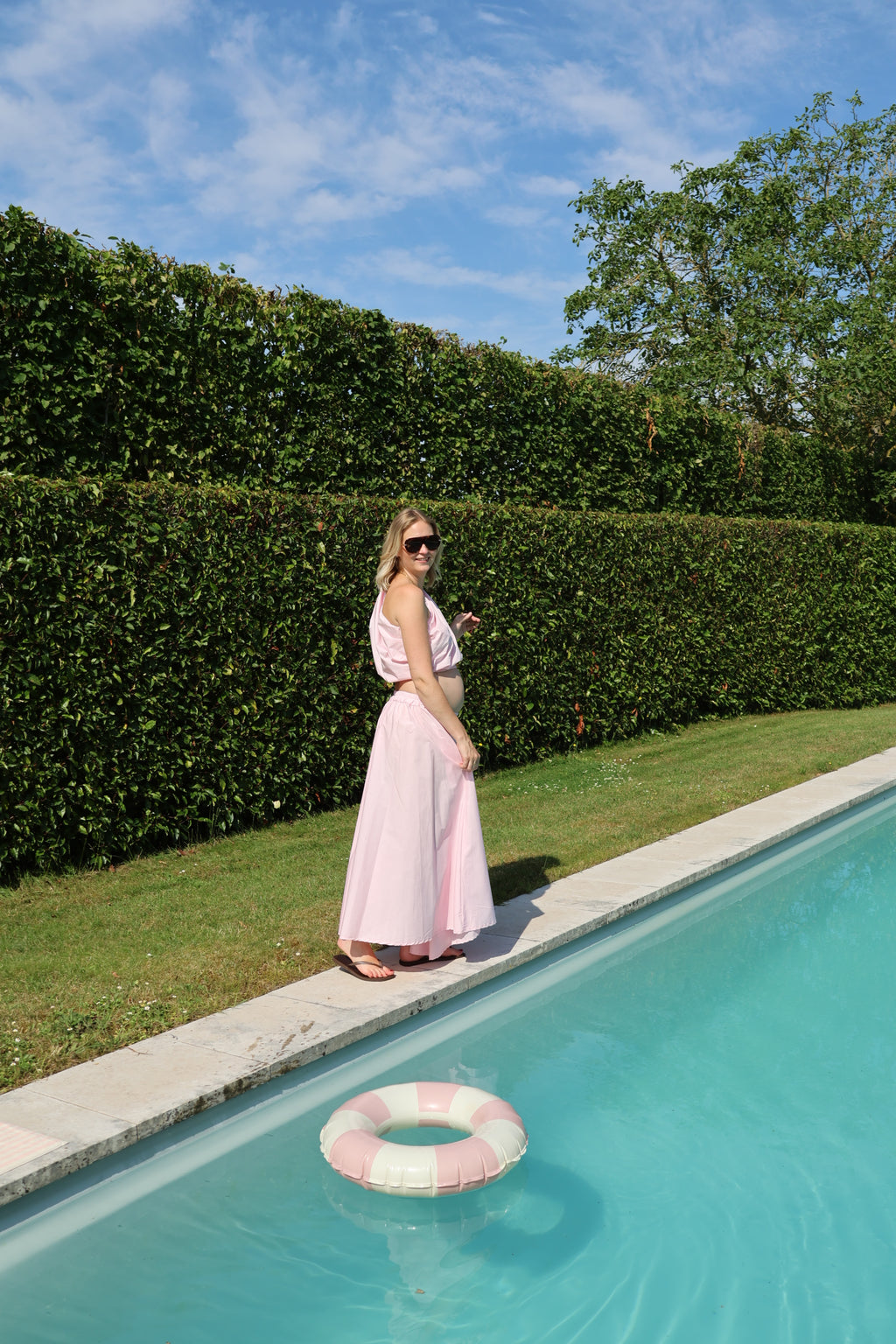 Rosie one shoulder top roze