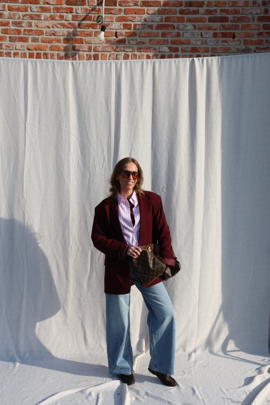 Lune blazer bordeaux