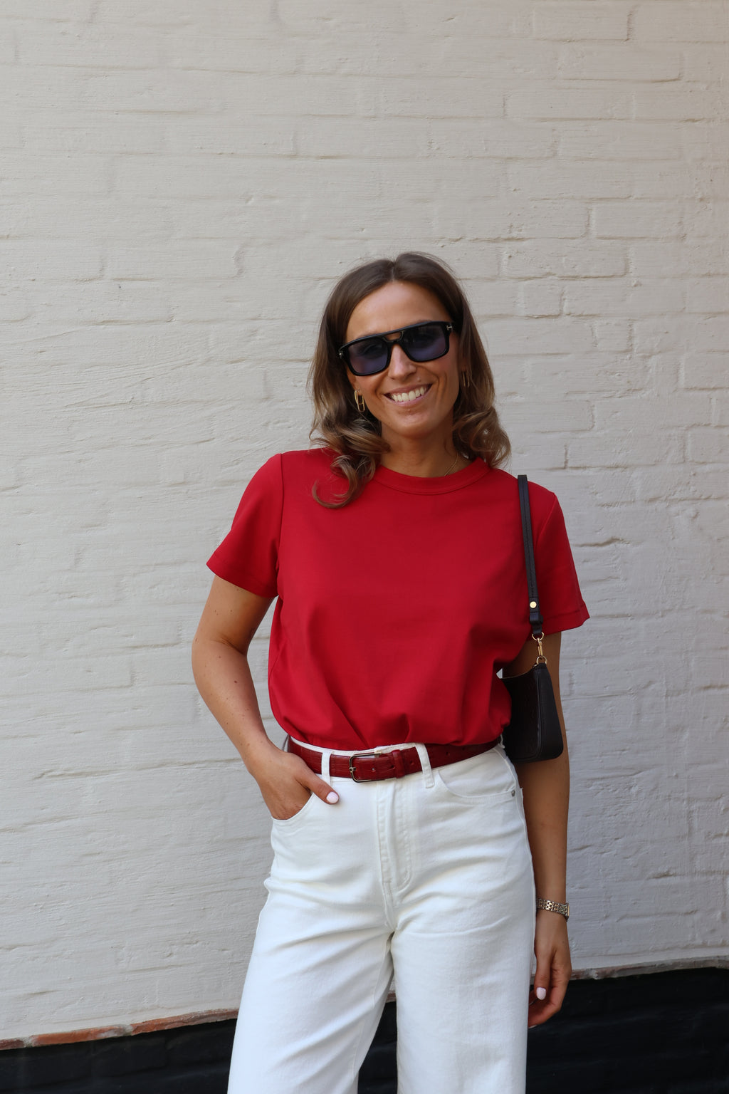 Marie musthave T-shirt rood