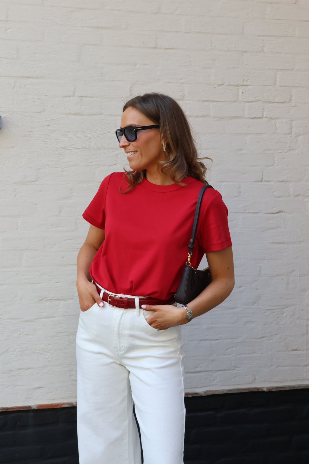 Marie musthave T-shirt rood