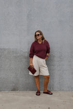 Maud bermuda beige