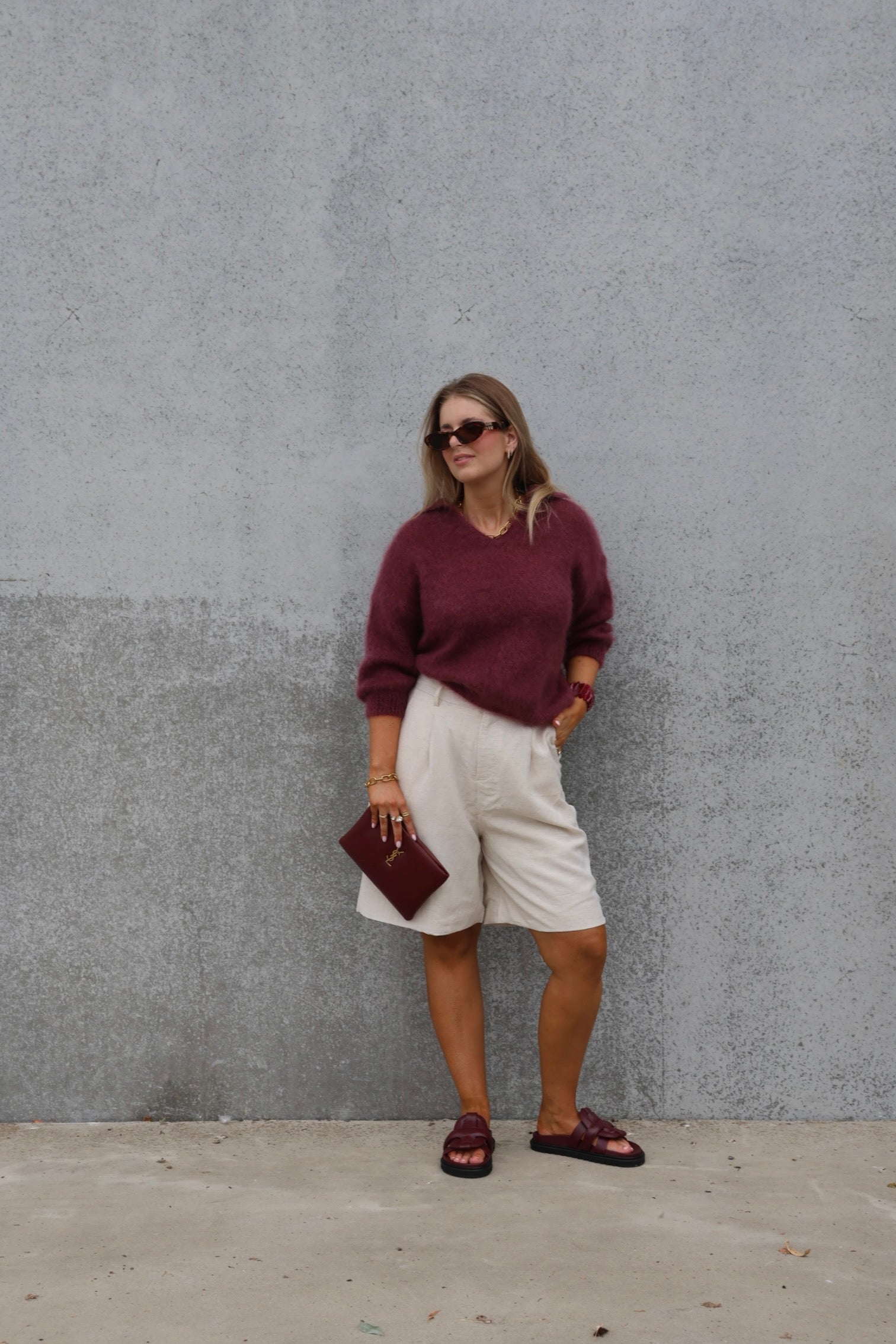 Maud bermuda beige