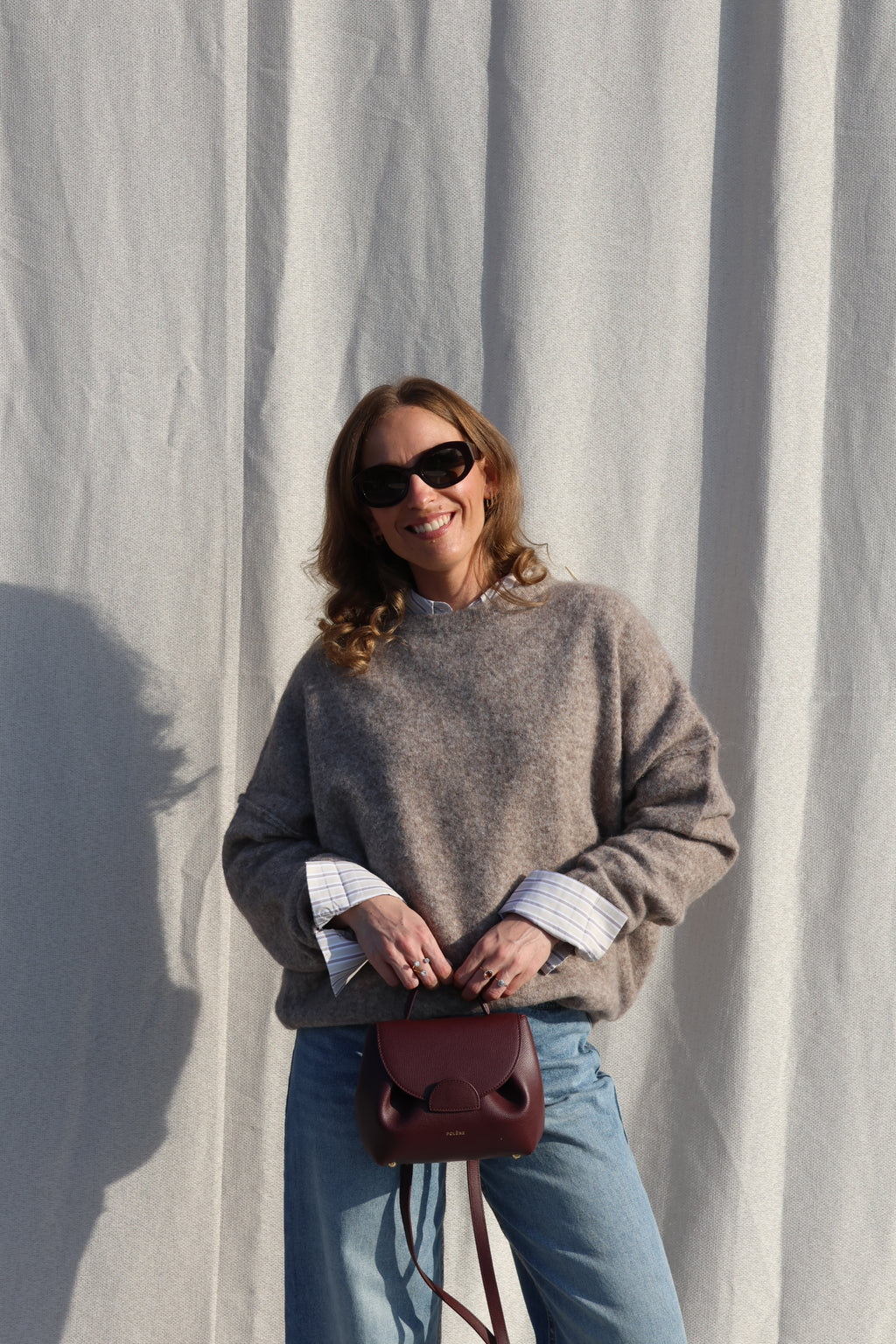 Fleur gestreept hemdje beige