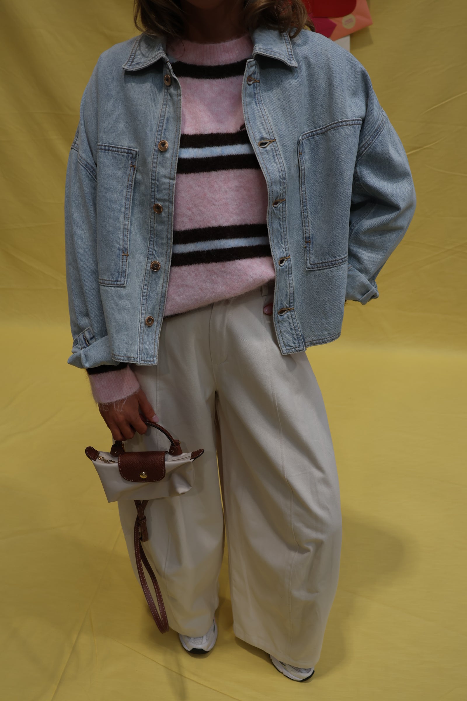 Sien light denim jeanshemdje