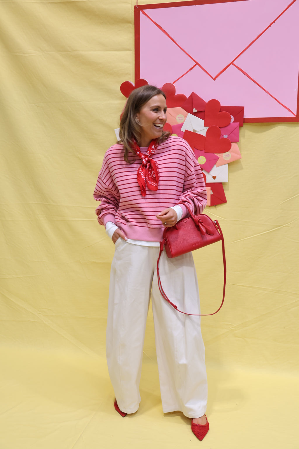 Rachelle balloon trousers beige