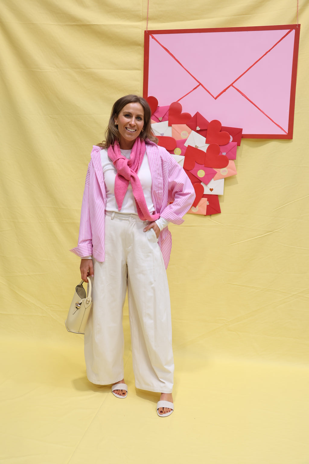 Rachelle balloon trousers beige