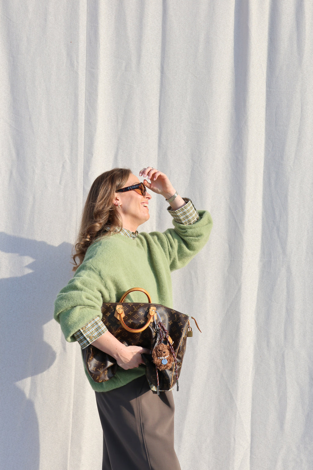 Agnes geruit hemd groen