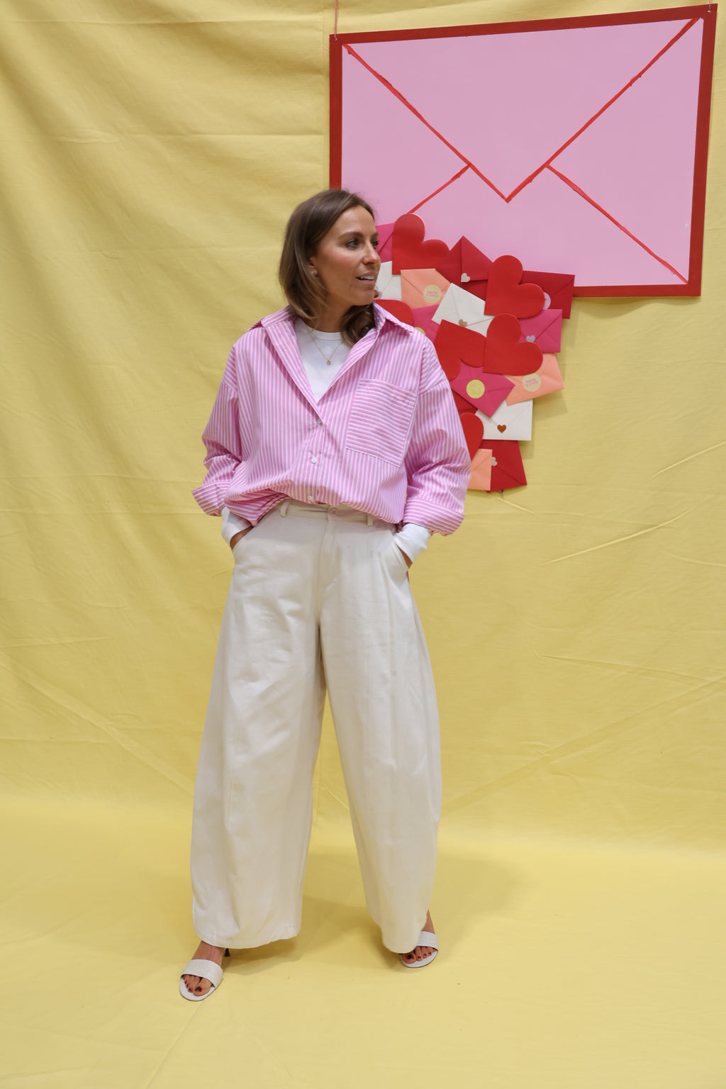 Rachelle balloon trousers beige