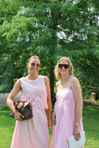Camilla top met kant roze