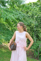 Camilla top met kant roze