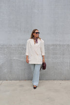 Fenna flared jeans light denim
