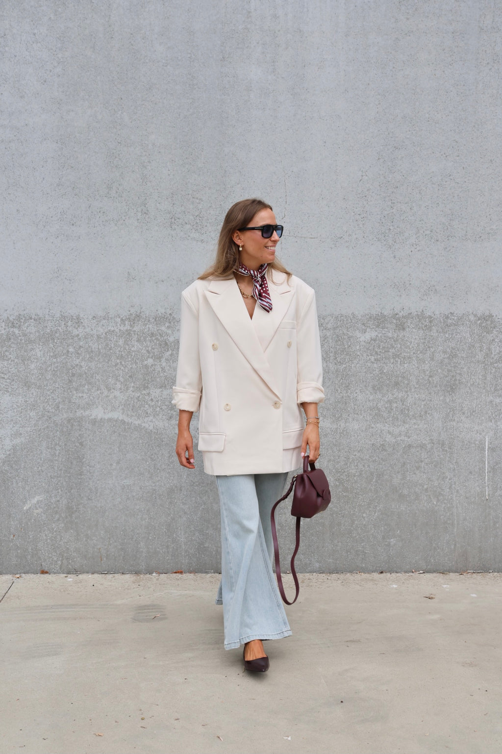 Mare oversized blazer ecru