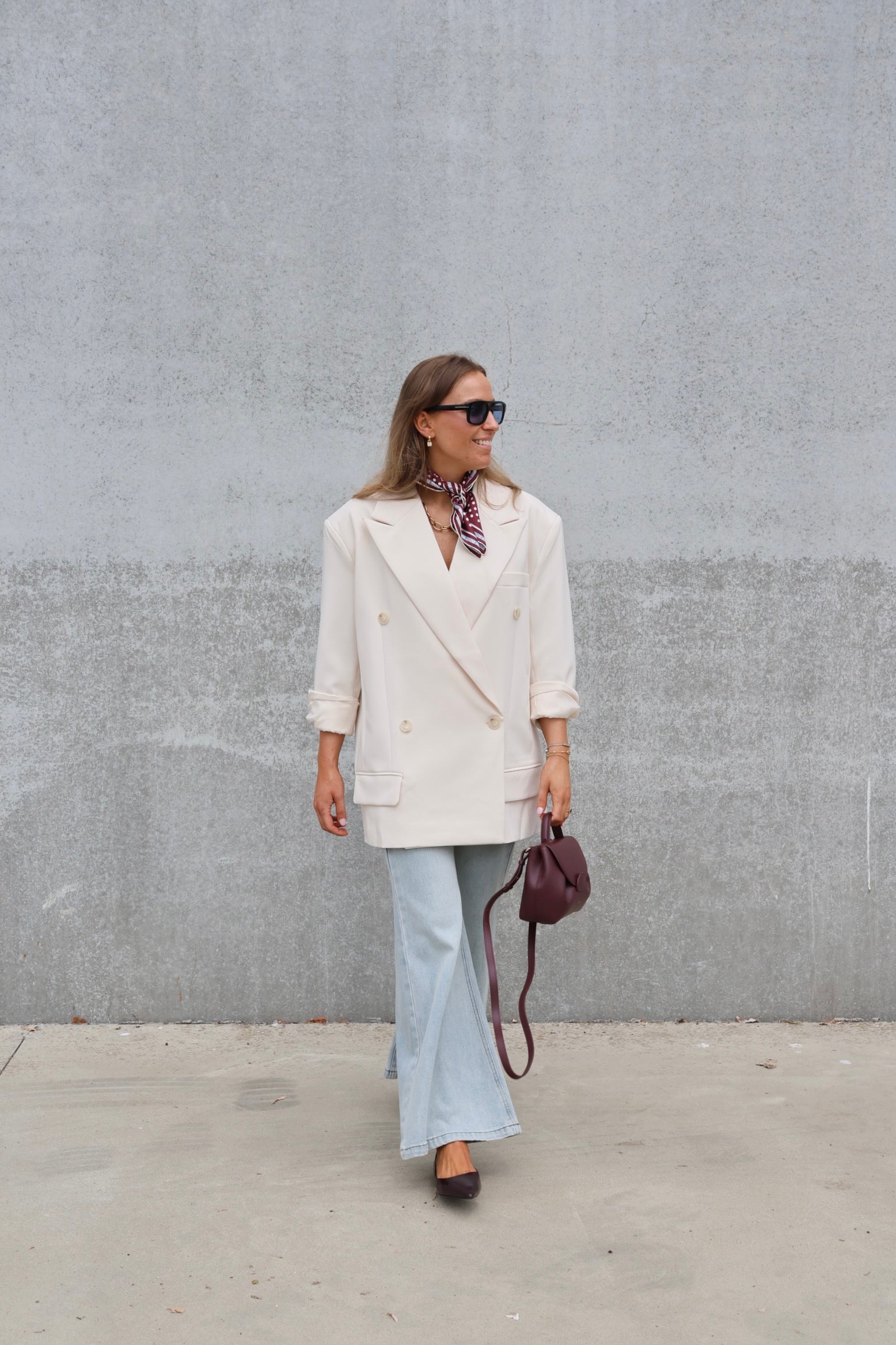 Mare oversized blazer ecru