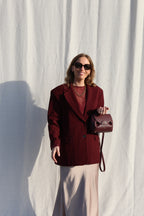 Lune blazer bordeaux