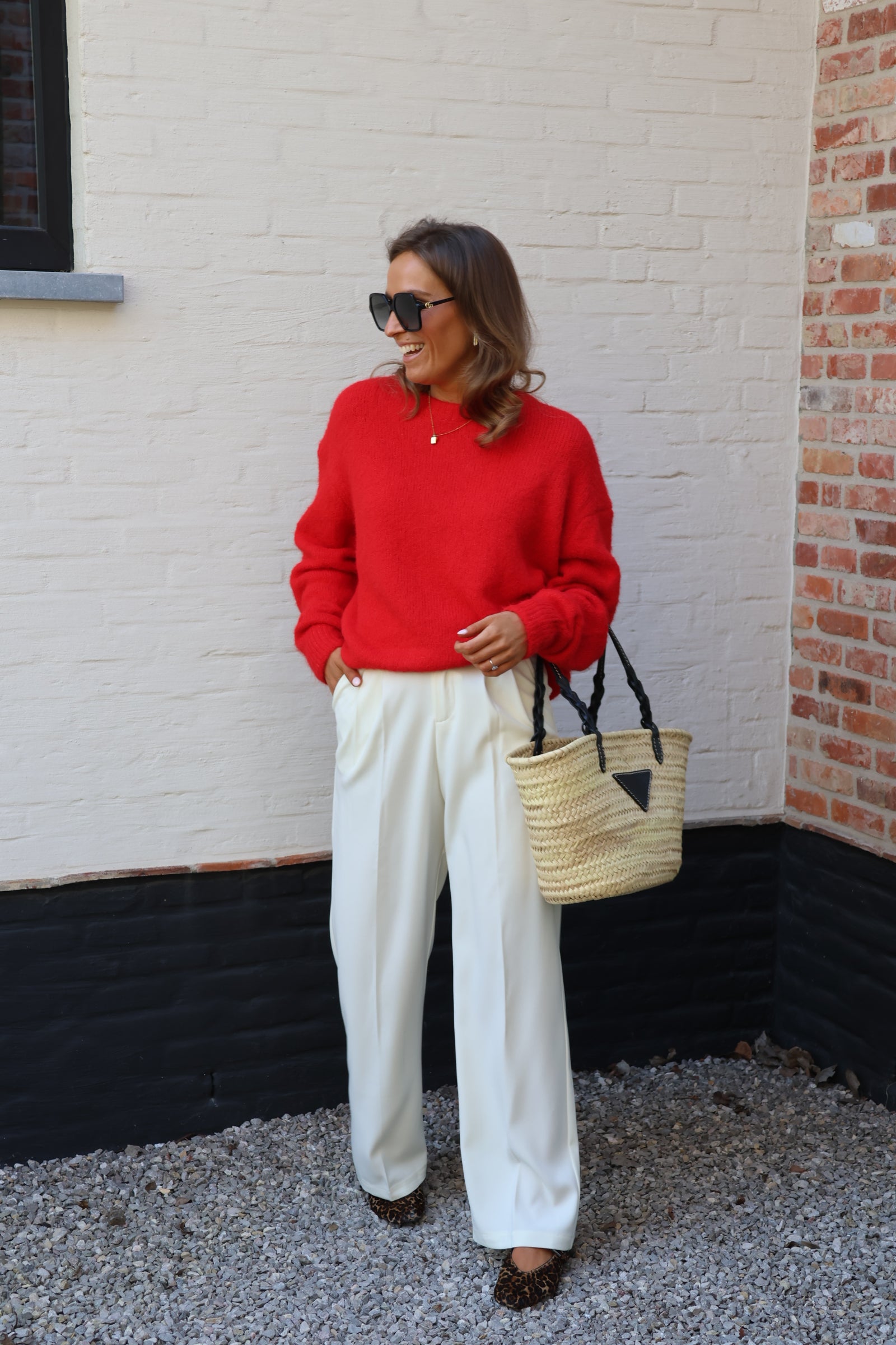 Alfie knit rood