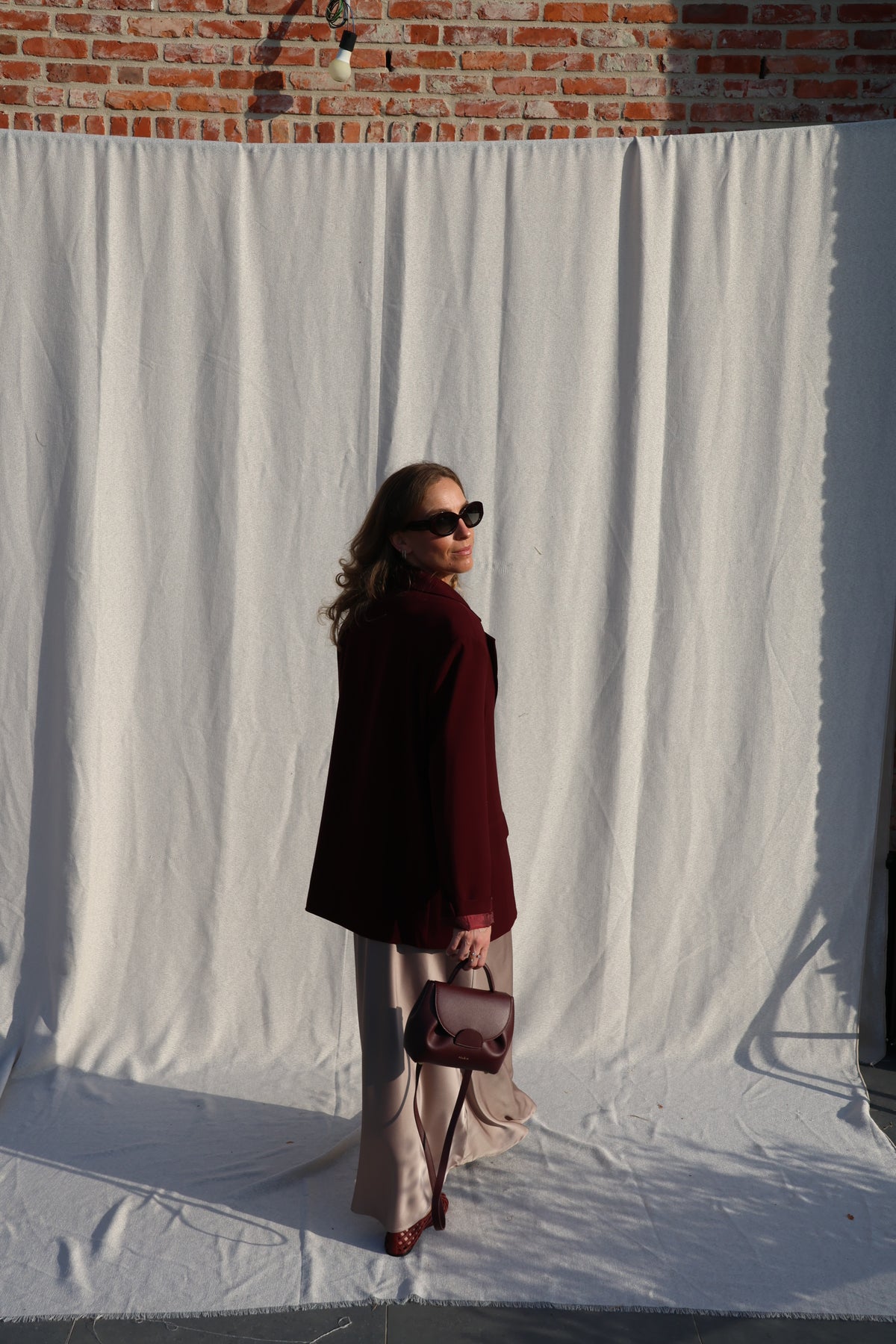 Lune blazer bordeaux