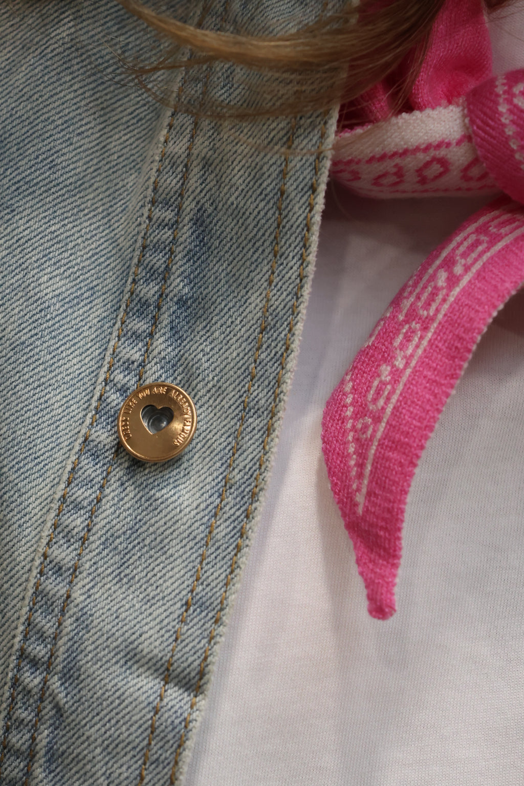 Sien light denim jeanshemdje