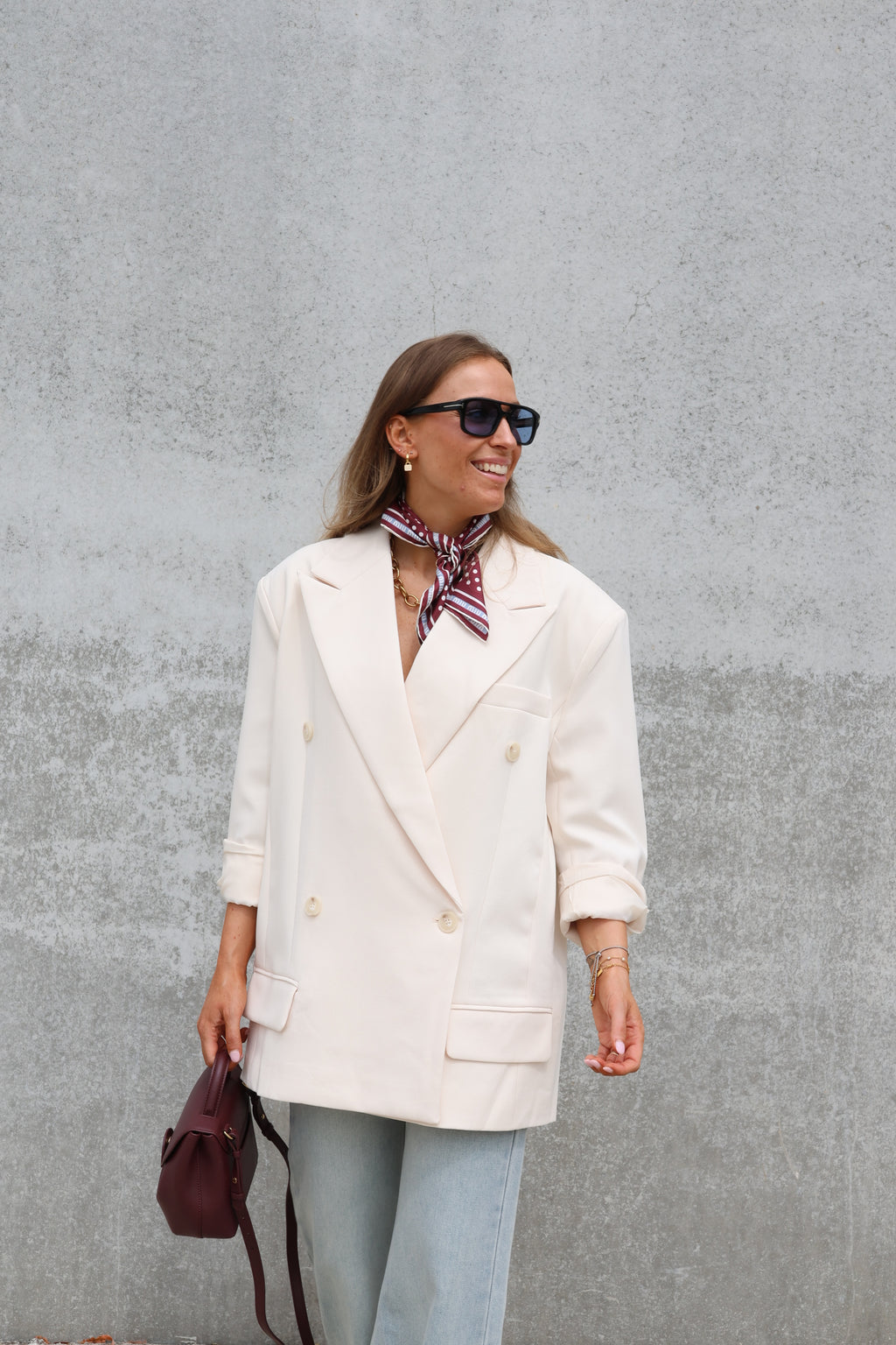 Mare oversized blazer ecru