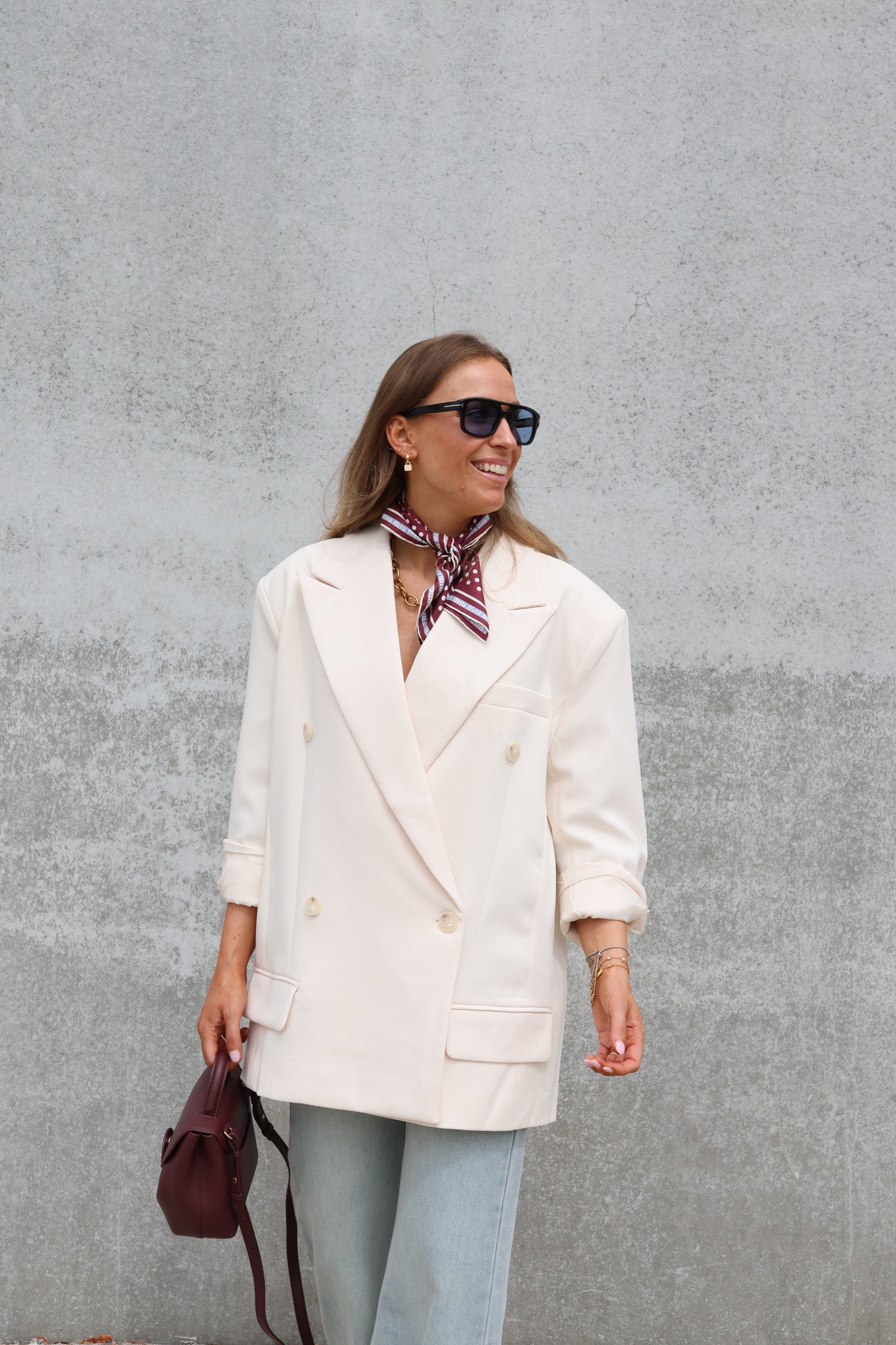 Mare oversized blazer ecru