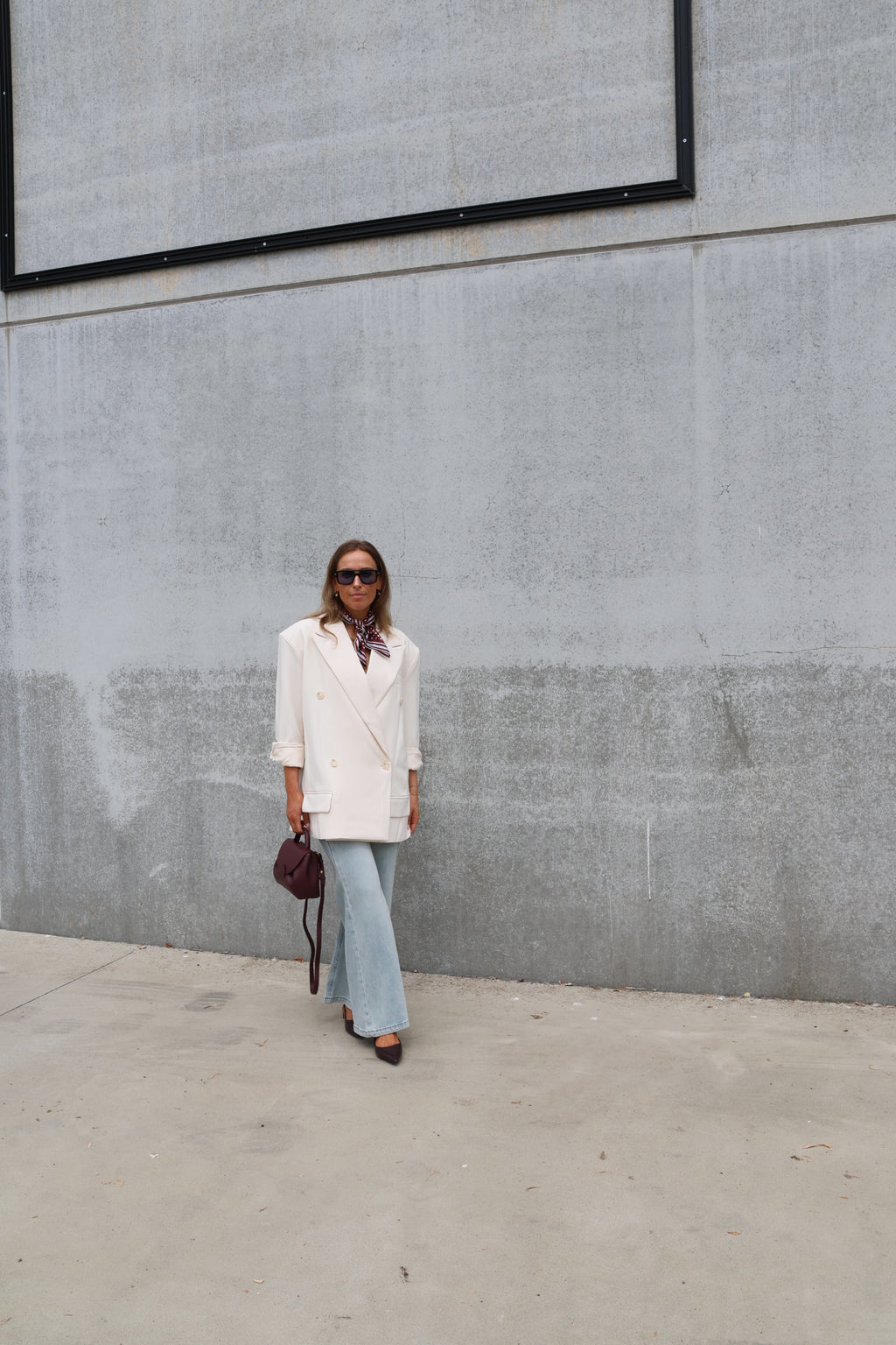 Mare oversized blazer ecru