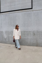 Fenna flared jeans light denim