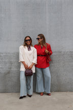 Bea oversized blazer rood