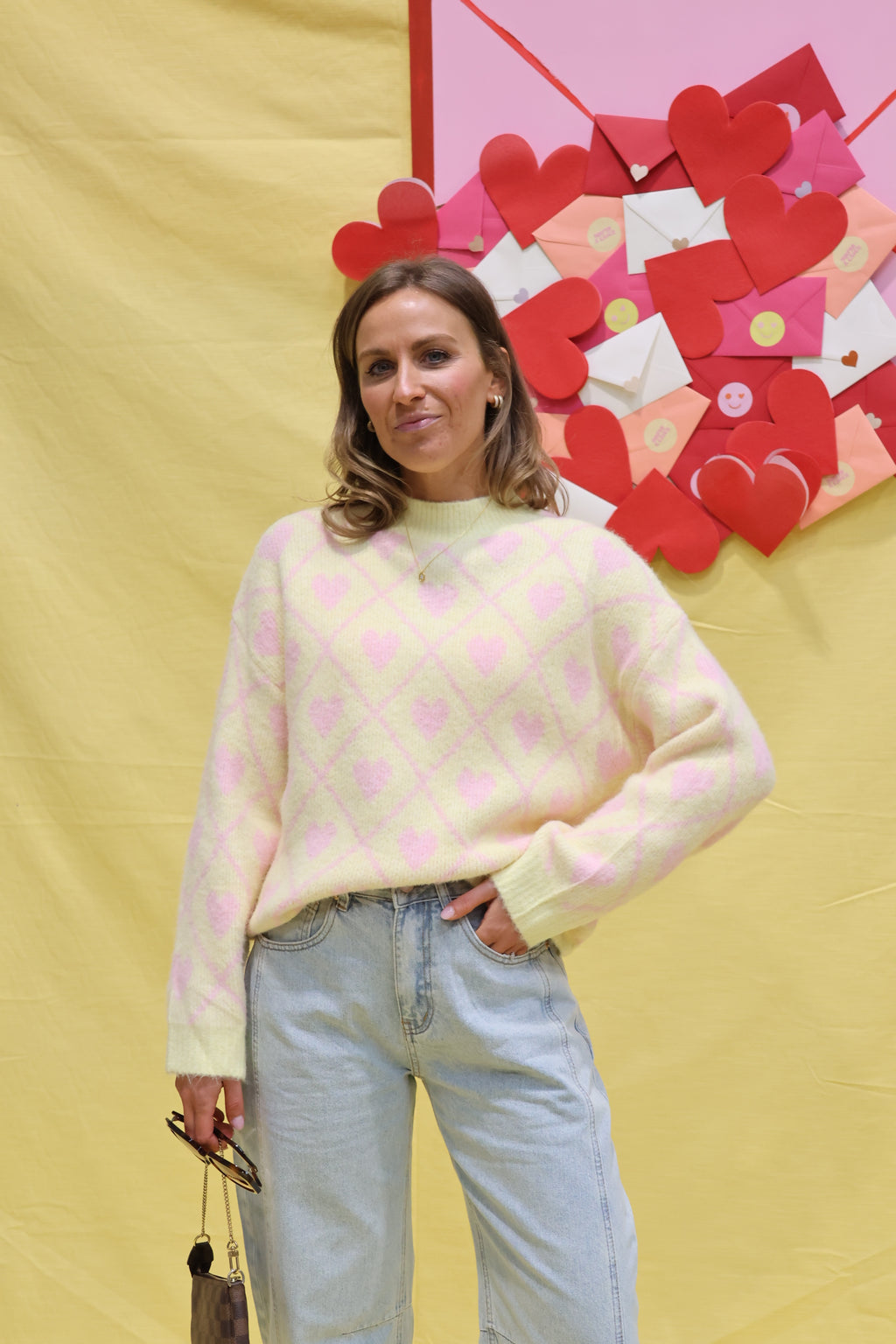 Gemma love knit geel